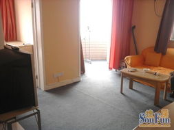 金橋酒店公寓精裝一室一廳出租，真實含物業，拎包入住